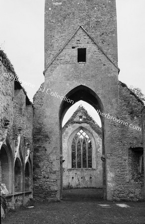 FRANCISCAN FRIARY NAVE & CHANCEL FROM W.